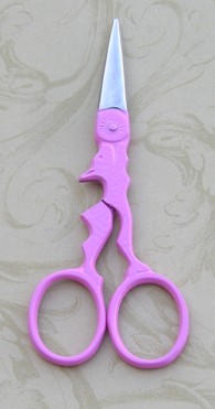 scissors W  pink hare.JPG